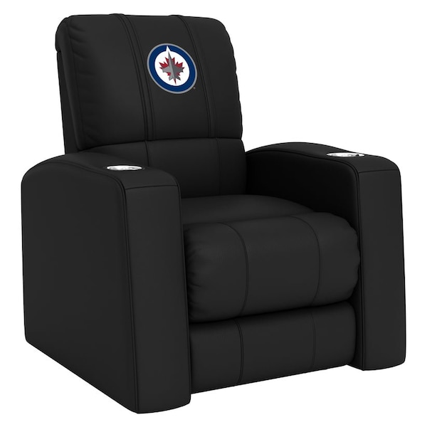 Dreamseat Home Theater Recliner with Winnipeg Jets Logo XZ418301RHTCDBLK-PSNHL43010 - main